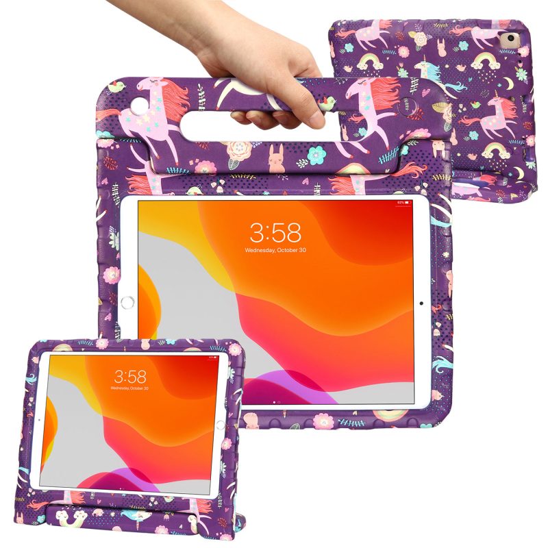 HDE iPad 9th Generation Case for Kids Shockproof iPad Cover 10.2 inch with Handle Stand - Image 40