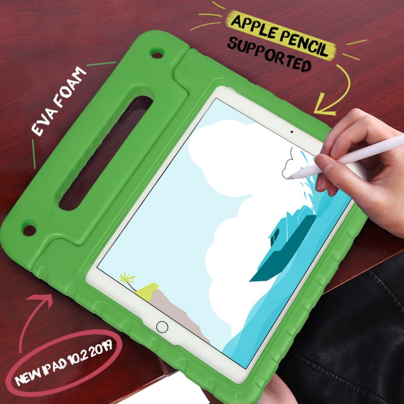 HDE iPad 9th Generation Case for Kids Shockproof iPad Cover 10.2 inch with Handle Stand - Image 6