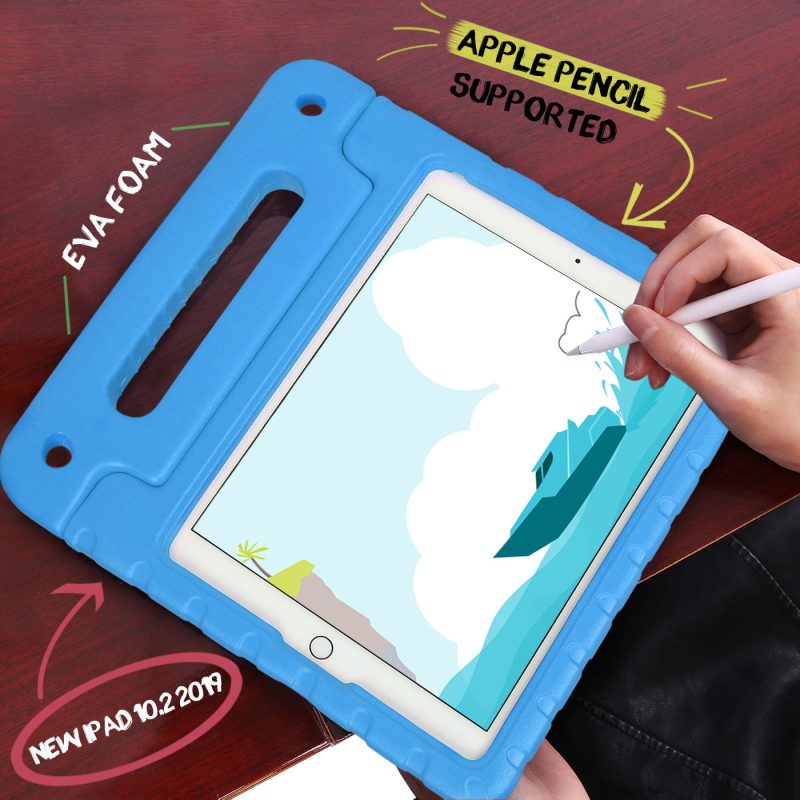 HDE iPad 9th Generation Case for Kids Shockproof iPad Cover 10.2 inch with Handle Stand - Image 12