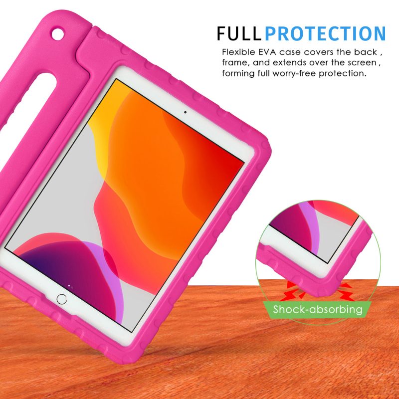 HDE iPad 9th Generation Case for Kids Shockproof iPad Cover 10.2 inch with Handle Stand - Image 17