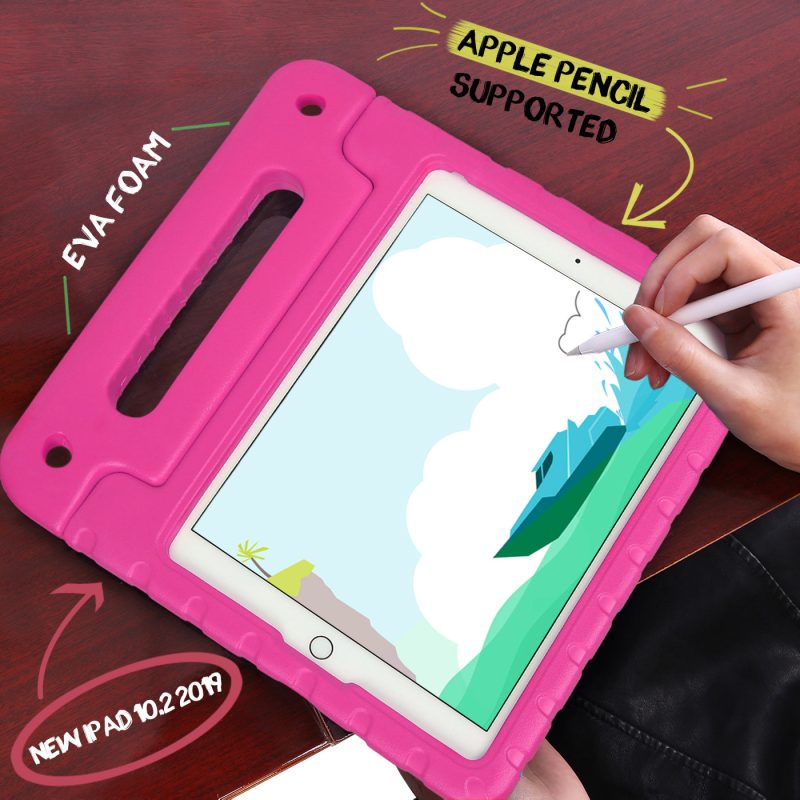 HDE iPad 9th Generation Case for Kids Shockproof iPad Cover 10.2 inch with Handle Stand - Image 18
