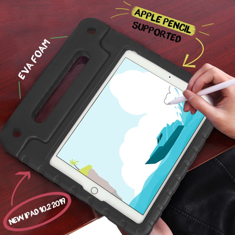 HDE iPad 9th Generation Case for Kids Shockproof iPad Cover 10.2 inch with Handle Stand - Image 24