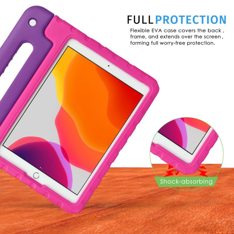 HDE iPad 9th Generation Case for Kids Shockproof iPad Cover 10.2 inch with Handle Stand - Image 29
