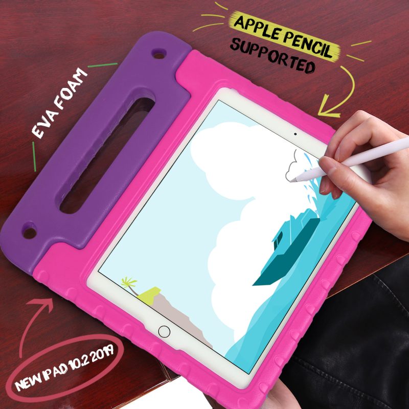 HDE iPad 9th Generation Case for Kids Shockproof iPad Cover 10.2 inch with Handle Stand - Image 30
