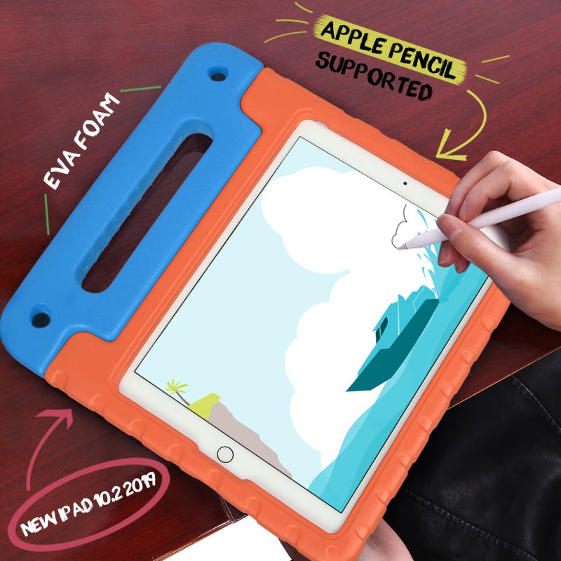 HDE iPad 9th Generation Case for Kids Shockproof iPad Cover 10.2 inch with Handle Stand - Image 36