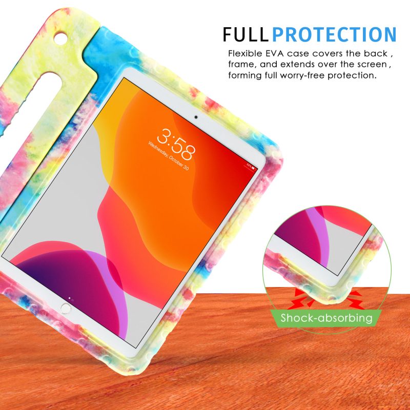 HDE iPad 9th Generation Case for Kids Shockproof iPad Cover 10.2 inch with Handle Stand - Image 47