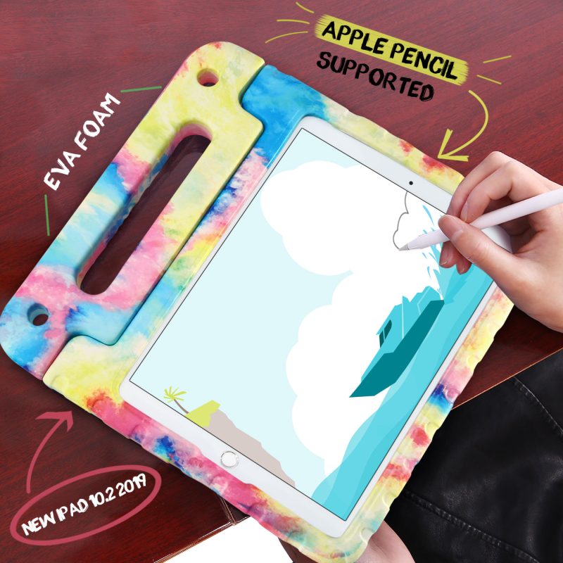 HDE iPad 9th Generation Case for Kids Shockproof iPad Cover 10.2 inch with Handle Stand - Image 48
