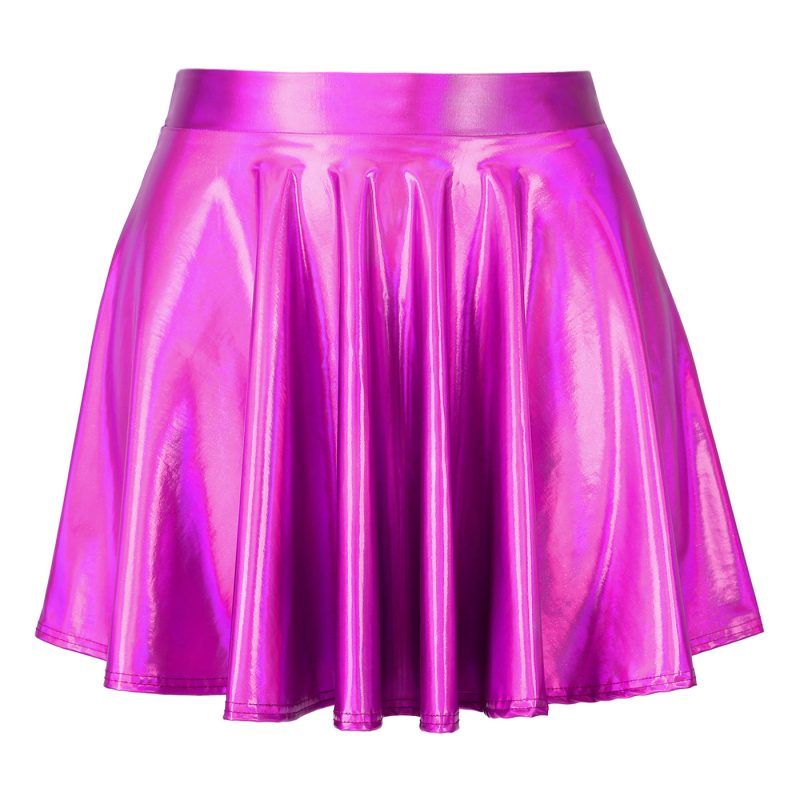 Girl's Metallic Skater Skort - Image 9