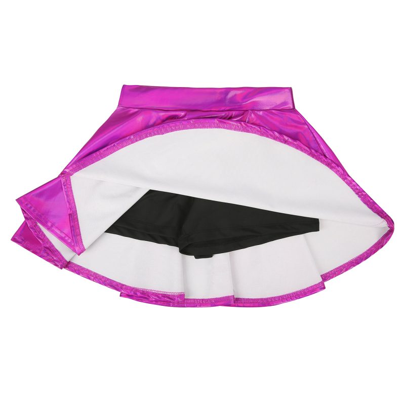 Girl's Metallic Skater Skort - Image 8