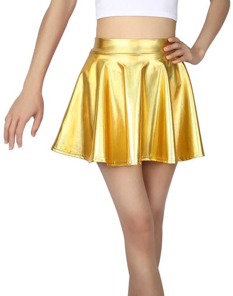 Girl's Metallic Skater Skort - Image 11