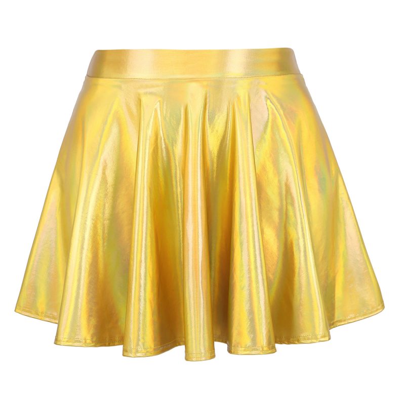 Girl's Metallic Skater Skort - Image 14
