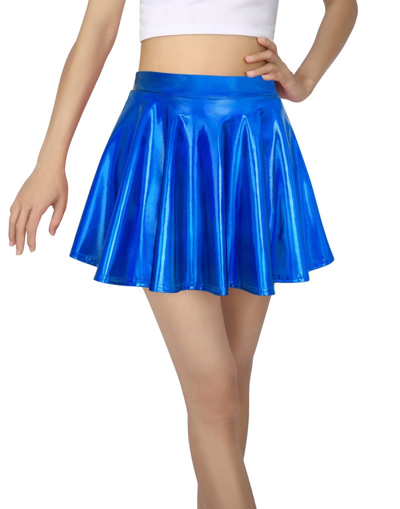 Girl's Metallic Skater Skort - Image 17