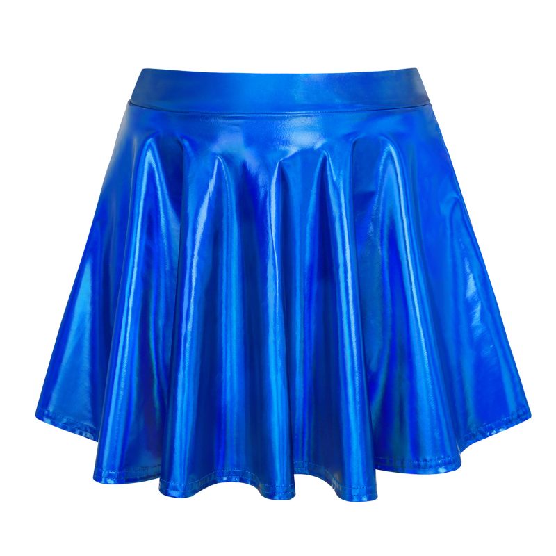 Girl's Metallic Skater Skort - Image 19