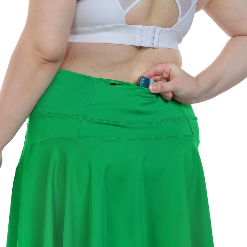 Plus Size Tennis Skort Pleated Golf Skirt with Shorts - Image 34