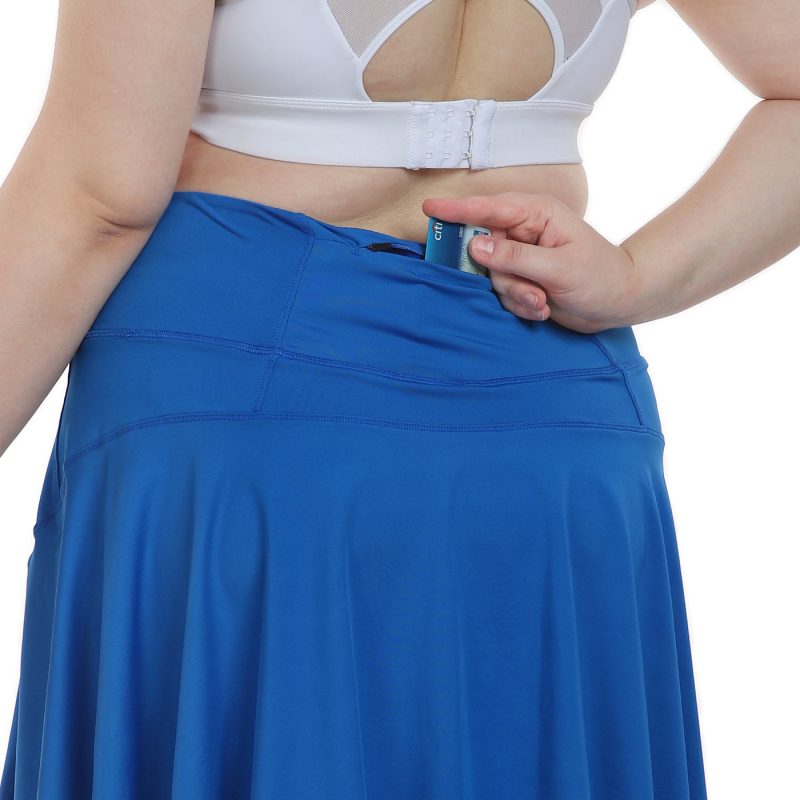 Plus Size Tennis Skort Pleated Golf Skirt with Shorts - Image 39