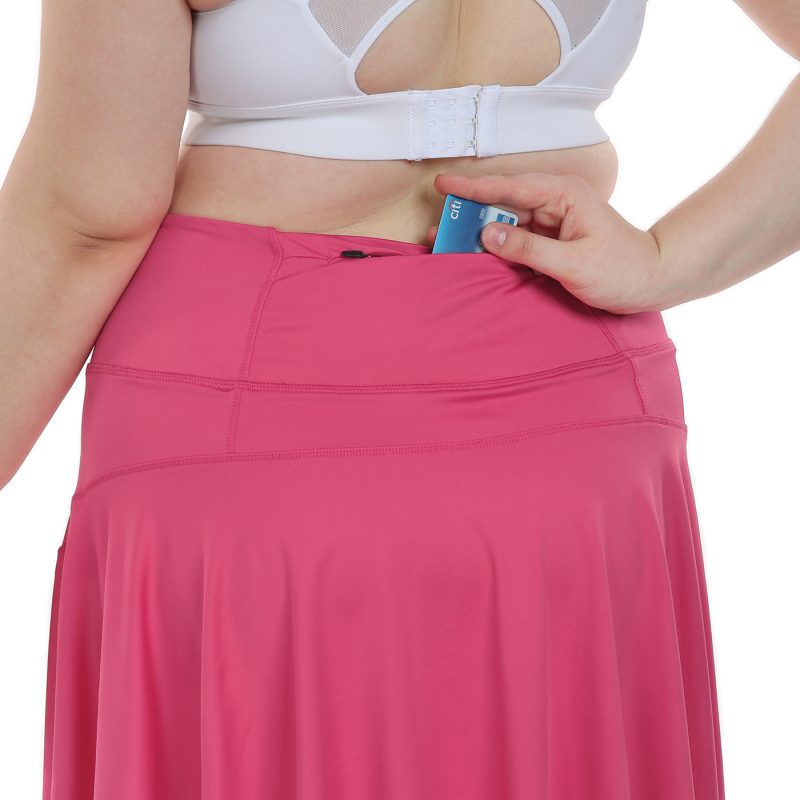 Plus Size Tennis Skort Pleated Golf Skirt with Shorts - Image 24