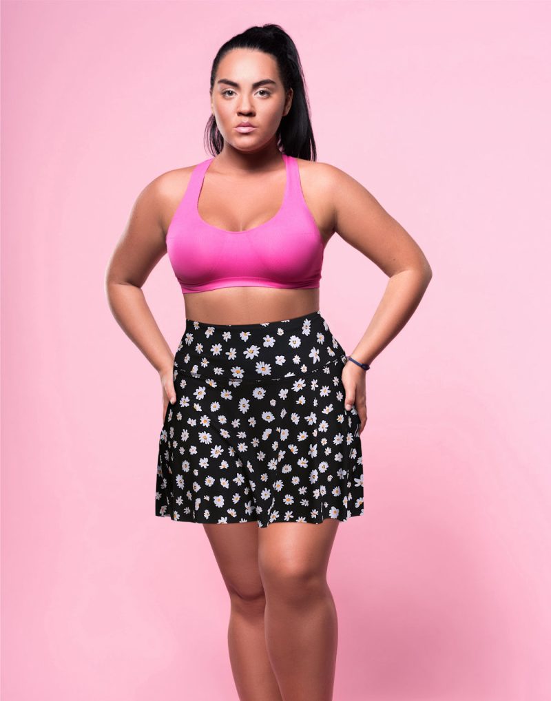 Plus Size Tennis Skort Pleated Golf Skirt with Shorts - Image 43