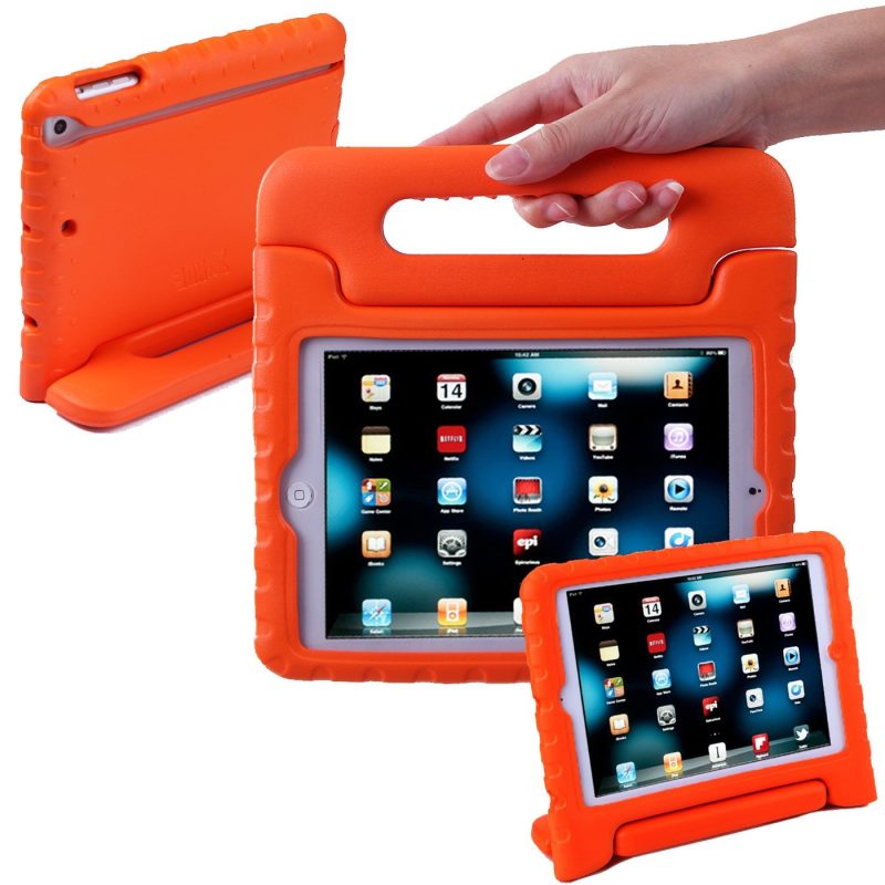 HDE Kids Case for iPad Mini 2 3 -Shock Proof Rugged Heavy Duty Impact Resistant Protective Cover Handle Stand for Apple iPad Mini 1 2 3 Retina (Black) - Image 28
