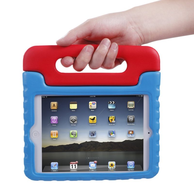 HDE Kids Case for iPad Mini 2 3 -Shock Proof Rugged Heavy Duty Impact Resistant Protective Cover Handle Stand for Apple iPad Mini 1 2 3 Retina (Black) - Image 54