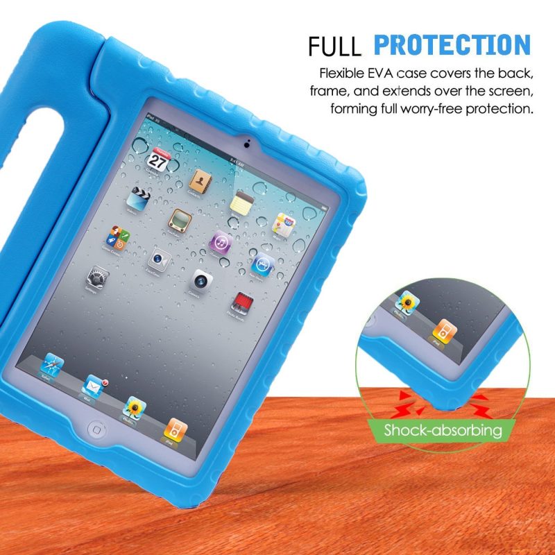 HDE Kids Case for iPad Mini 2 3 -Shock Proof Rugged Heavy Duty Impact Resistant Protective Cover Handle Stand for Apple iPad Mini 1 2 3 Retina (Black) - Image 21