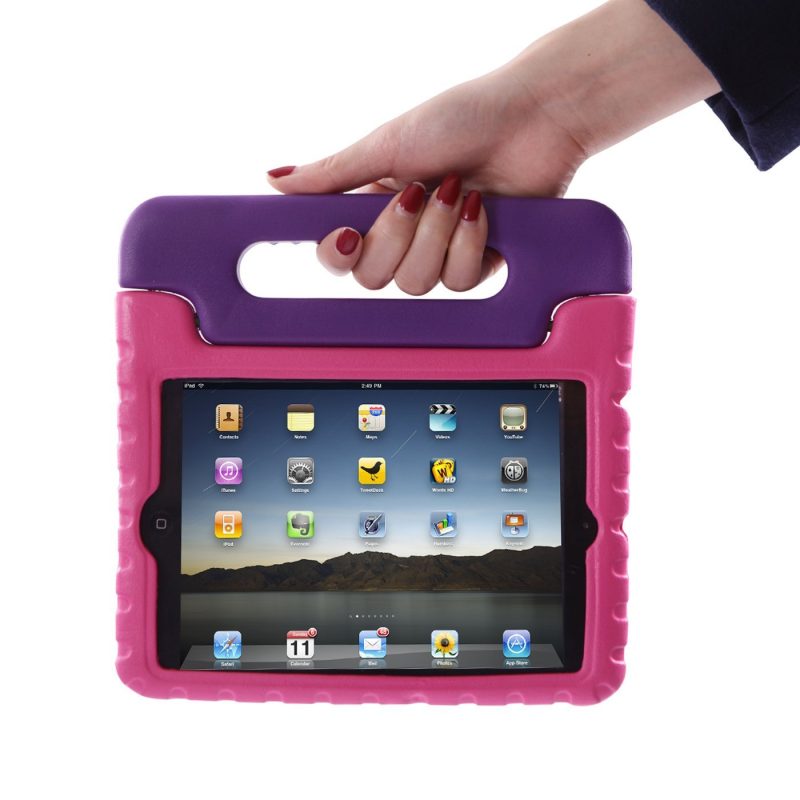 HDE Kids Case for iPad Mini 2 3 -Shock Proof Rugged Heavy Duty Impact Resistant Protective Cover Handle Stand for Apple iPad Mini 1 2 3 Retina (Black) - Image 35