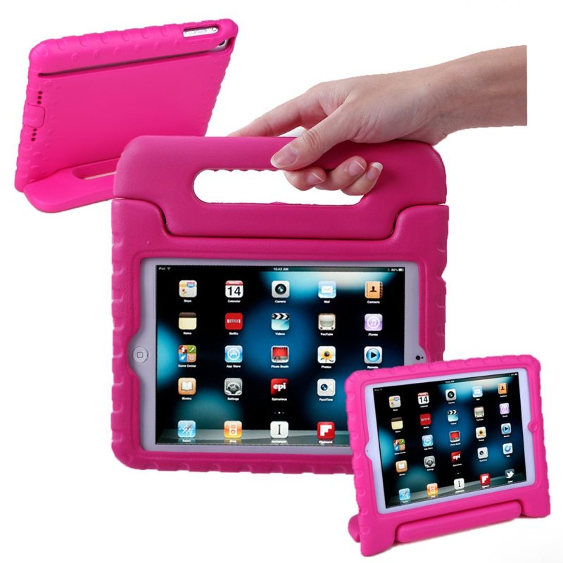 HDE Kids Case for iPad Mini 2 3 -Shock Proof Rugged Heavy Duty Impact Resistant Protective Cover Handle Stand for Apple iPad Mini 1 2 3 Retina (Black) - Image 10