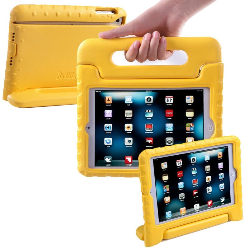 HDE Kids Case for iPad Mini 2 3 -Shock Proof Rugged Heavy Duty Impact Resistant Protective Cover Handle Stand for Apple iPad Mini 1 2 3 Retina (Black) - Image 16